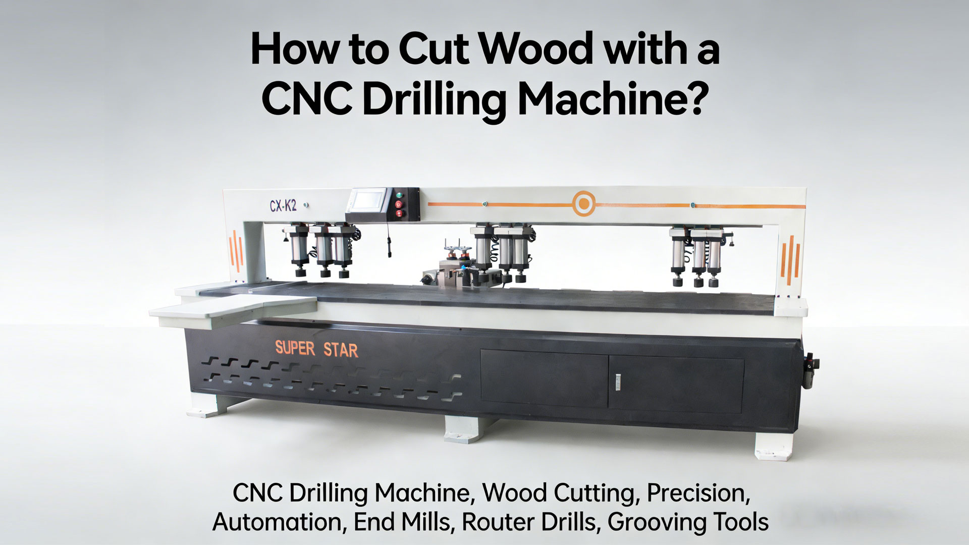 How to Cut Wood with a CNC Drilling Machine?