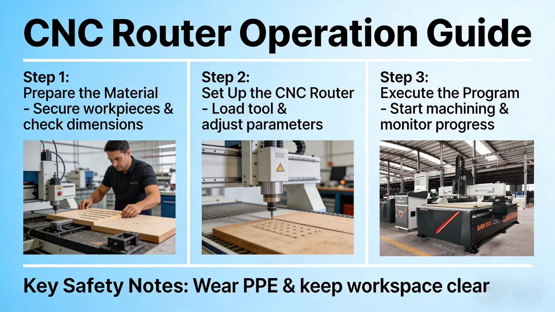 How to Operate a CNC Router Machine