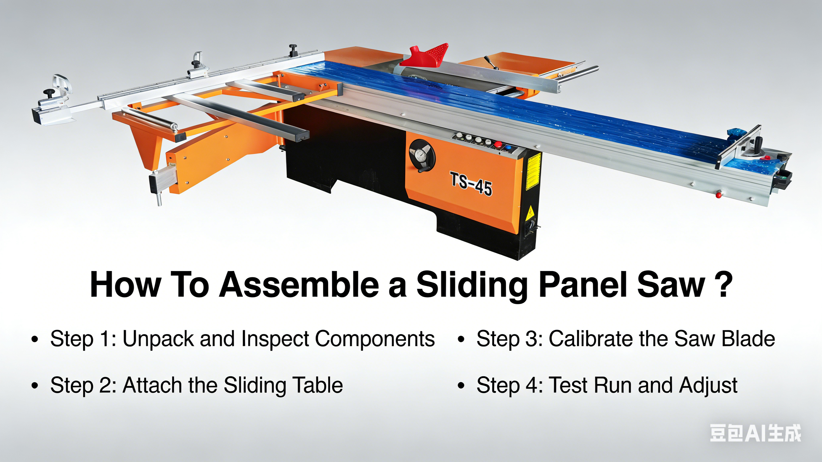 How To Assemble a Sliding Panel Saw