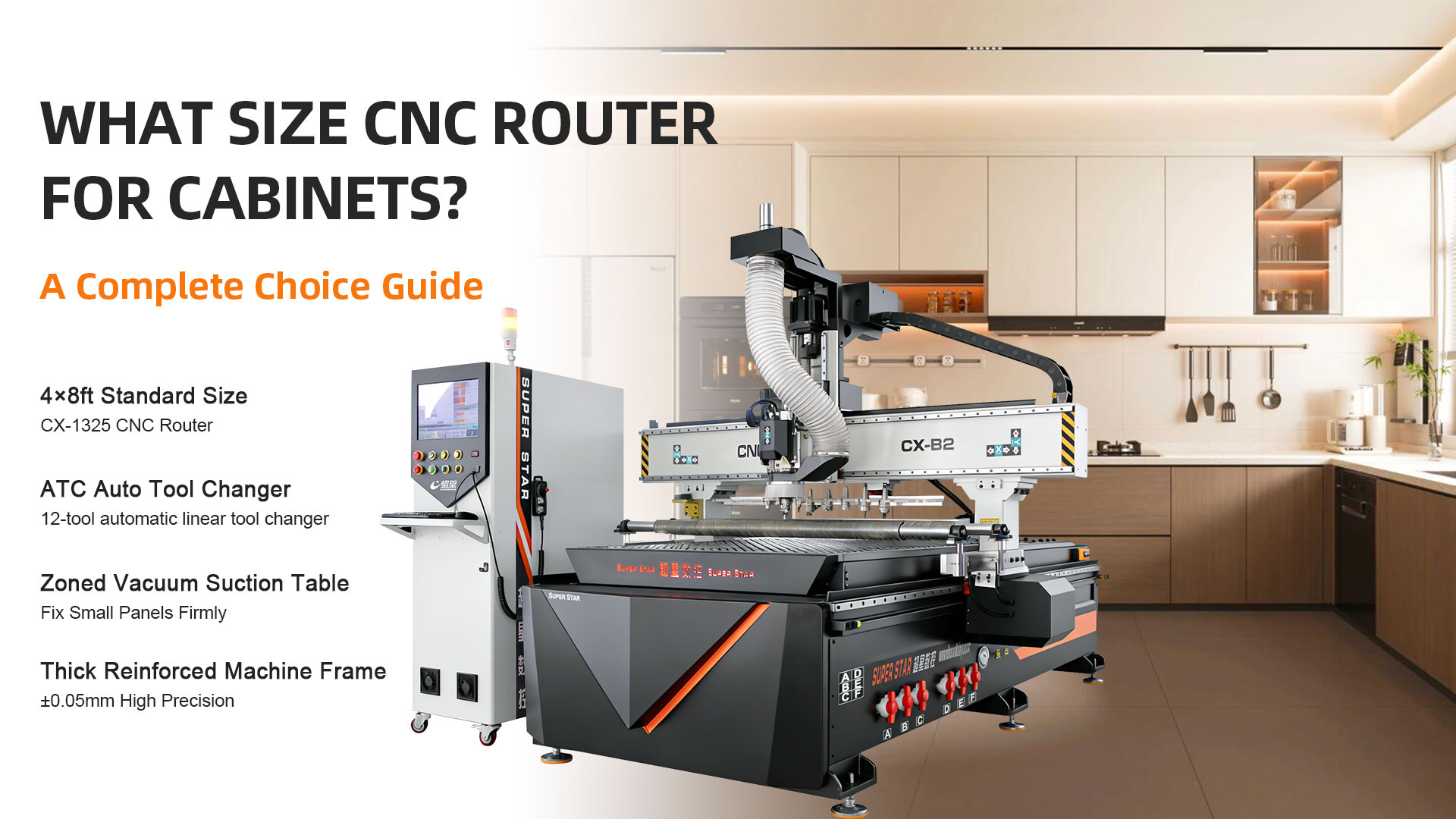 What Size CNC Router for Cabinets? A Complete Choice Guide