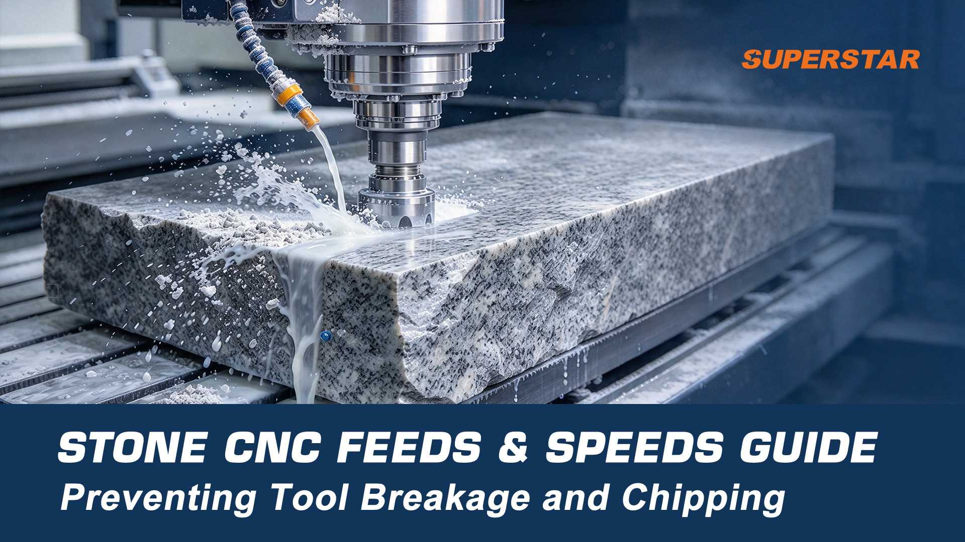 Stone CNC Feeds & Speeds Guide: Preventing Tool Breakage and Chipping