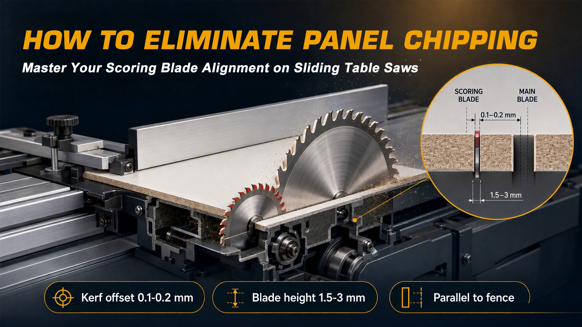 How to Eliminate Panel Chipping: Master Your Scoring Blade Alignment on Sliding Table Saws
